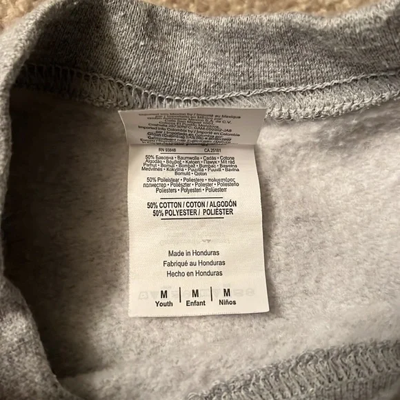 KNOTTS BERRY FARM KIDS HEATHER CREWNECK SWEATSHIRT SIZE MEDIUM - Picture 5 of 9